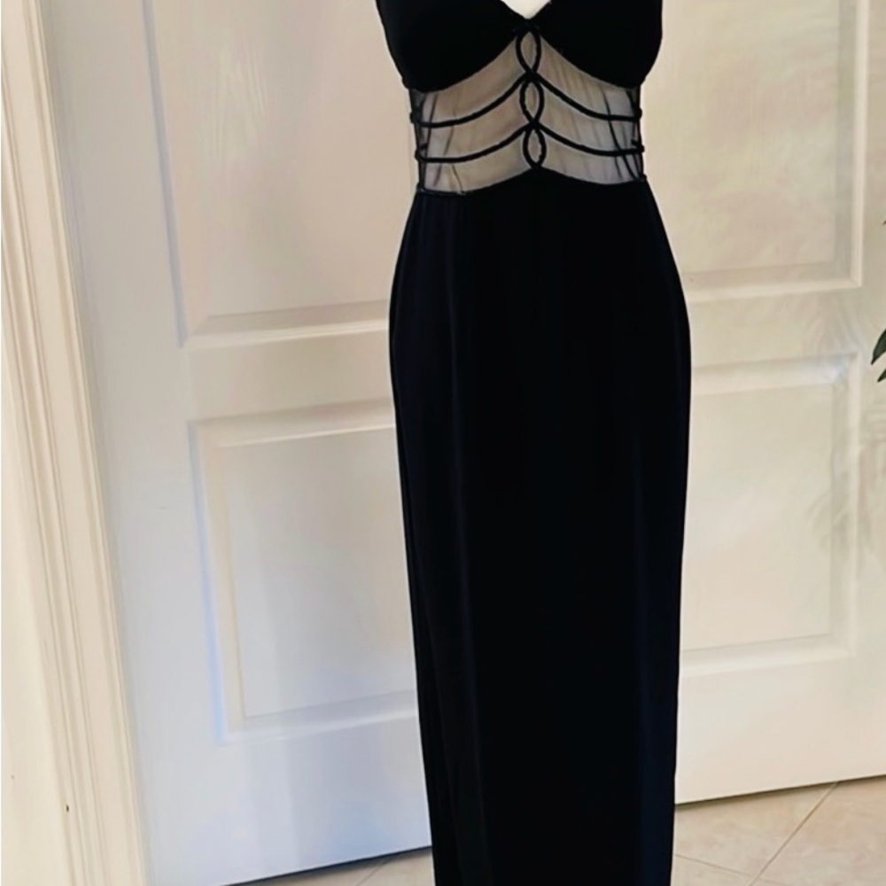 Elegant Black Evening Gown